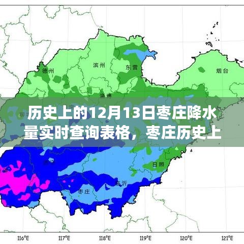 枣庄历史降水量查询背后的故事与影响，十二月十三日的实时数据揭秘