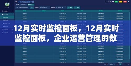 12月实时监控面板，企业运营管理的数据之眼