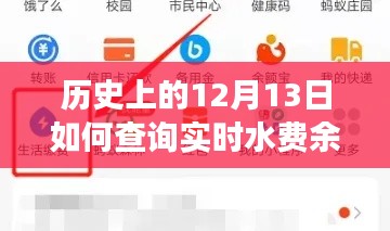 📚 轻松掌握水费余额明细查询，历史12月13日实时查询指南（初学者与进阶用户必备）