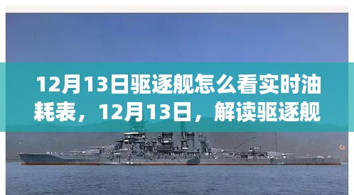 解读驱逐舰实时油耗表背后的故事与如何查看实时油耗表分析