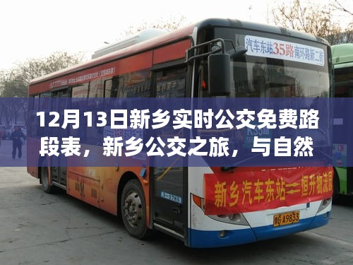 新乡公交免费路段表，冬季公交之旅，与自然美景的邂逅之路