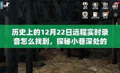 探秘历史录音宝藏，揭秘远程实时录音的神秘面纱，探寻小巷深处的音频宝藏之旅