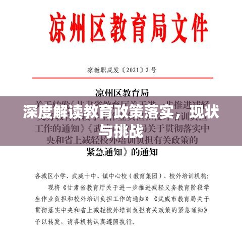 深度解读教育政策落实，现状与挑战