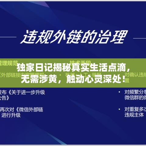 独家日记揭秘真实生活点滴，无需涉黄，触动心灵深处！