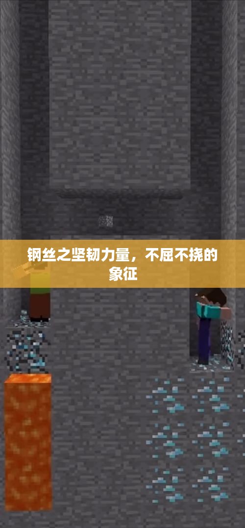 钢丝之坚韧力量，不屈不挠的象征