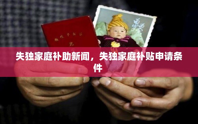 失独家庭补助新闻，失独家庭补贴申请条件 
