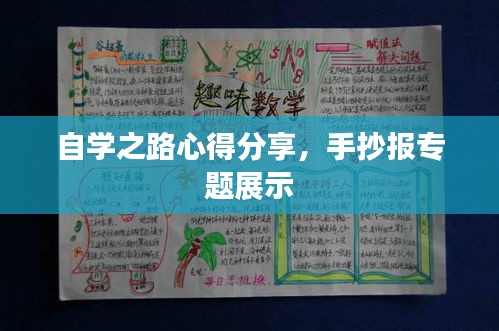 自学之路心得分享，手抄报专题展示