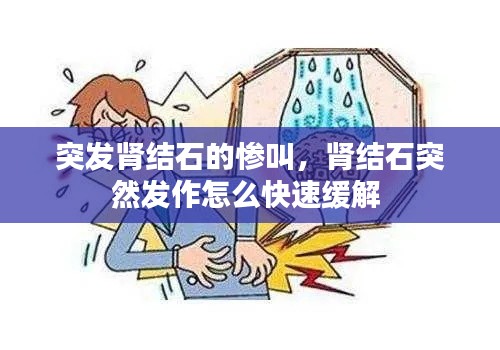 突发肾结石的惨叫，肾结石突然发作怎么快速缓解 