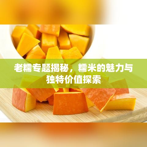 老糯专题揭秘，糯米的魅力与独特价值探索