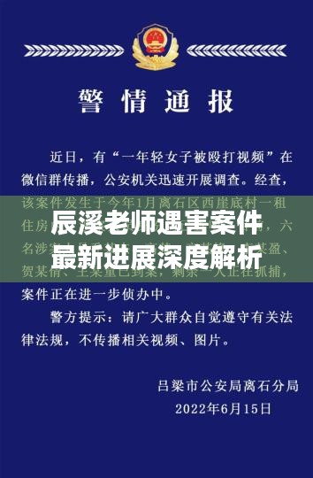 辰溪老师遇害案件最新进展深度解析，事件视频曝光与影响探究