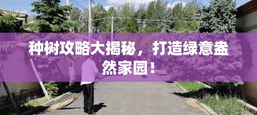 种树攻略大揭秘，打造绿意盎然家园！