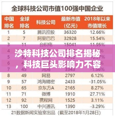 沙特科技公司排名揭秘，科技巨头影响力不容小觑