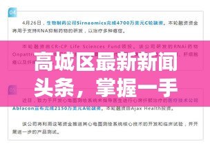 高城区最新新闻头条，掌握一手资讯！