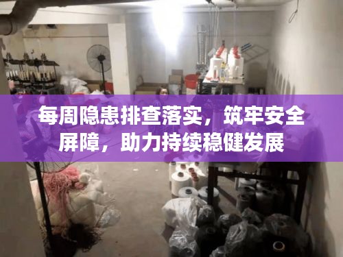 每周隐患排查落实，筑牢安全屏障，助力持续稳健发展