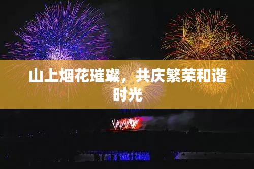 山上烟花璀璨，共庆繁荣和谐时光