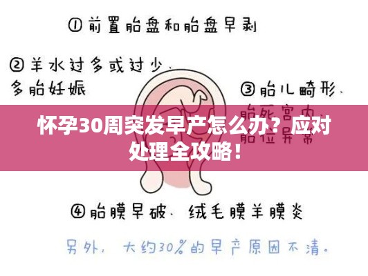 怀孕30周突发早产怎么办？应对处理全攻略！