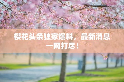 樱花头条独家爆料，最新消息一网打尽！