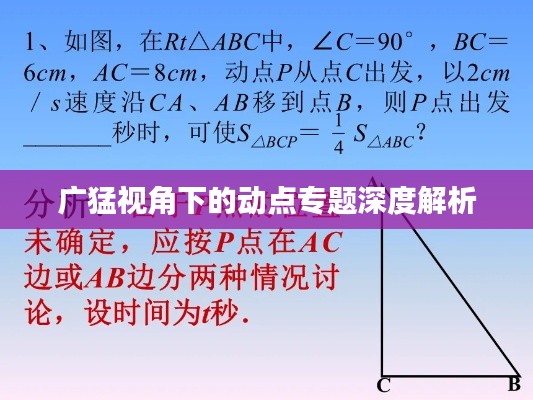 广猛视角下的动点专题深度解析
