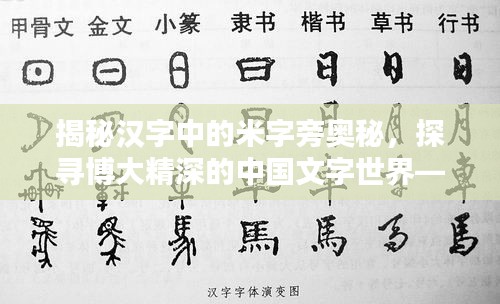 揭秘汉字中的米字旁奥秘，探寻博大精深的中国文字世界——百度带你探索