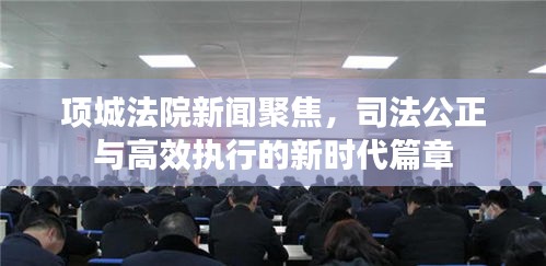 项城法院新闻聚焦，司法公正与高效执行的新时代篇章