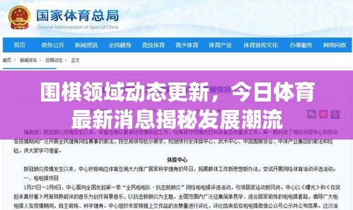 围棋领域动态更新，今日体育最新消息揭秘发展潮流