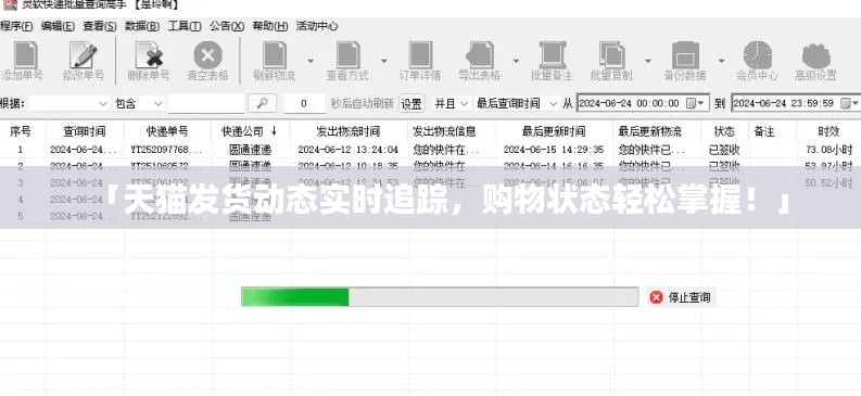 「天猫发货动态实时追踪，购物状态轻松掌握！」