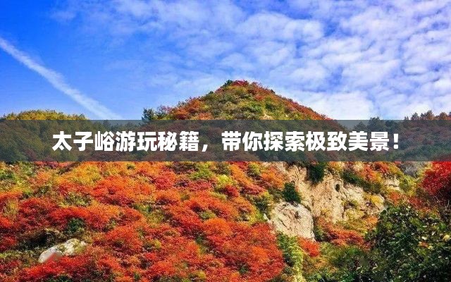 太子峪游玩秘籍，带你探索极致美景！