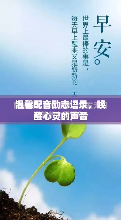 温馨配音励志语录，唤醒心灵的声音