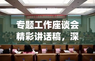 专题工作座谈会精彩讲话稿，深入探讨与前瞻展望