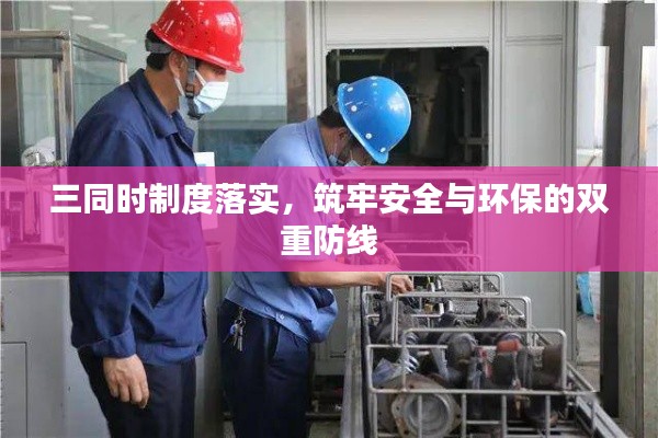 三同时制度落实，筑牢安全与环保的双重防线