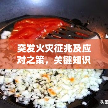 突发火灾征兆及应对之策，关键知识一网打尽